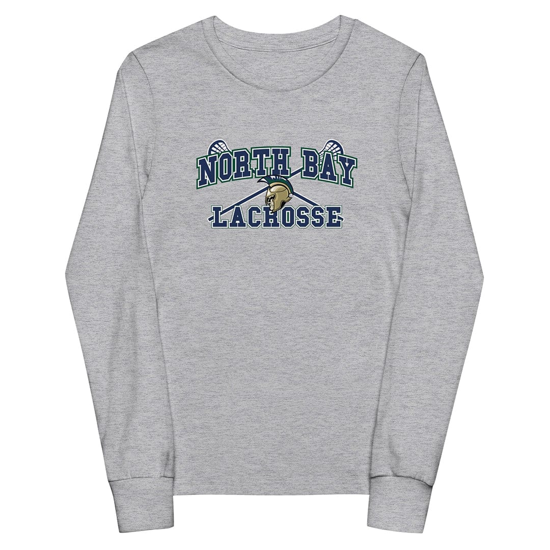 North Bay Warriors Lacrosse Youth Cotton Long Sleeve T-Shirt Signature Lacrosse