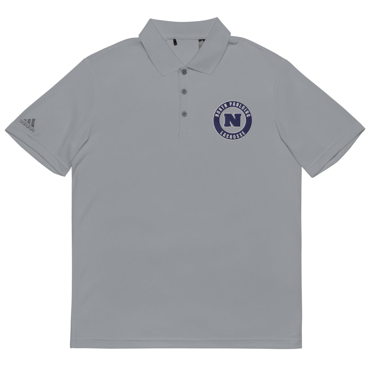North Paulding Lacrosse Adult Adidas Performance Polo Signature Lacrosse