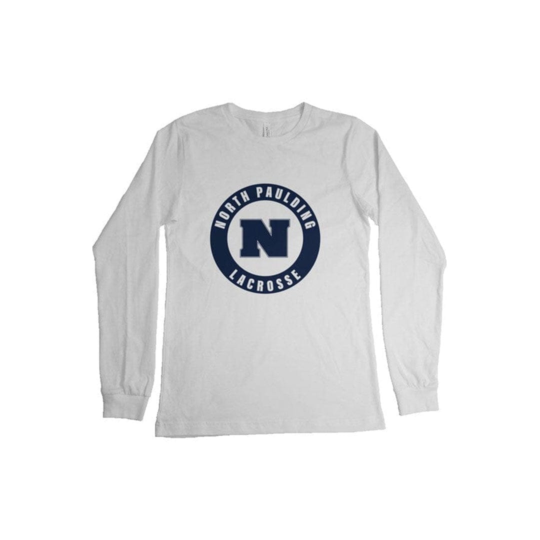 North Paulding Lacrosse Adult Cotton Long Sleeve T-Shirt Signature Lacrosse