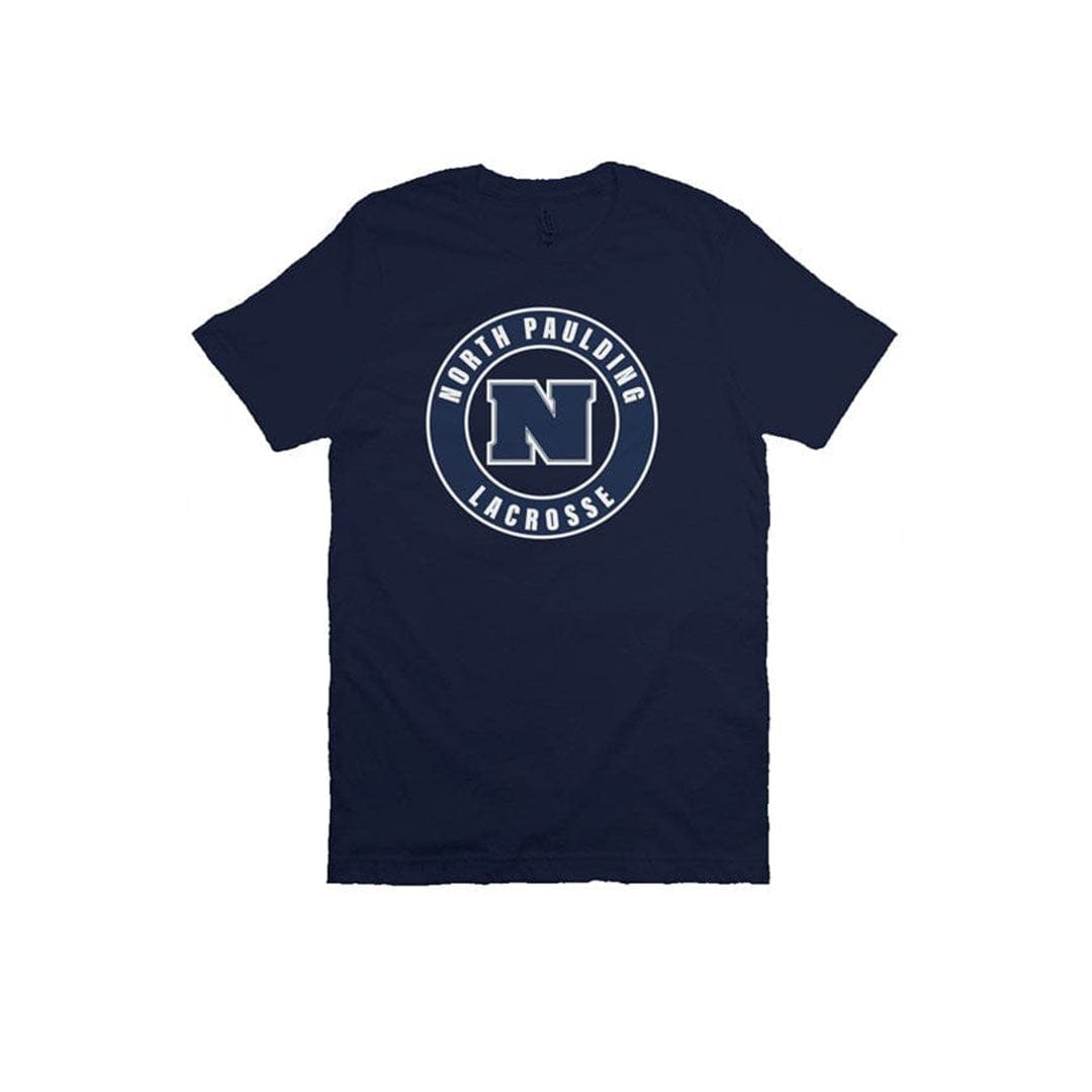 North Paulding Lacrosse Adult Cotton Short Sleeve T-Shirt Signature Lacrosse