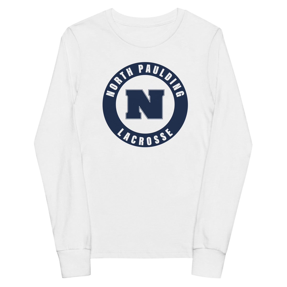 North Paulding Lacrosse Youth Cotton Long Sleeve T-Shirt Signature Lacrosse
