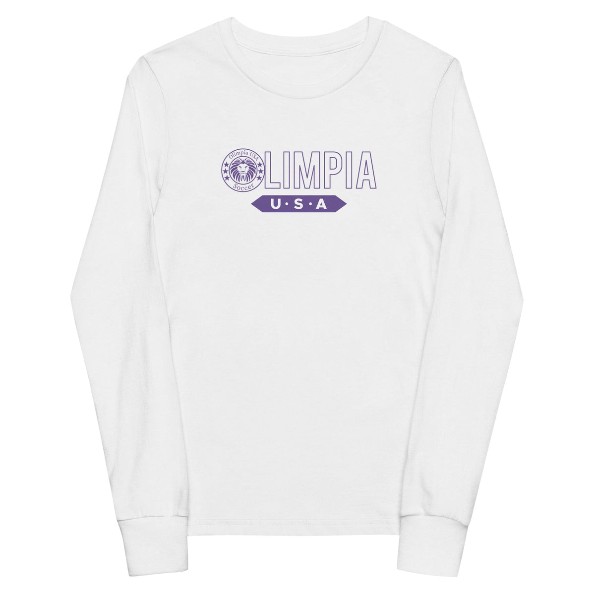 Olimpia USA Soccer Youth Cotton Long Sleeve T-Shirt Signature Lacrosse