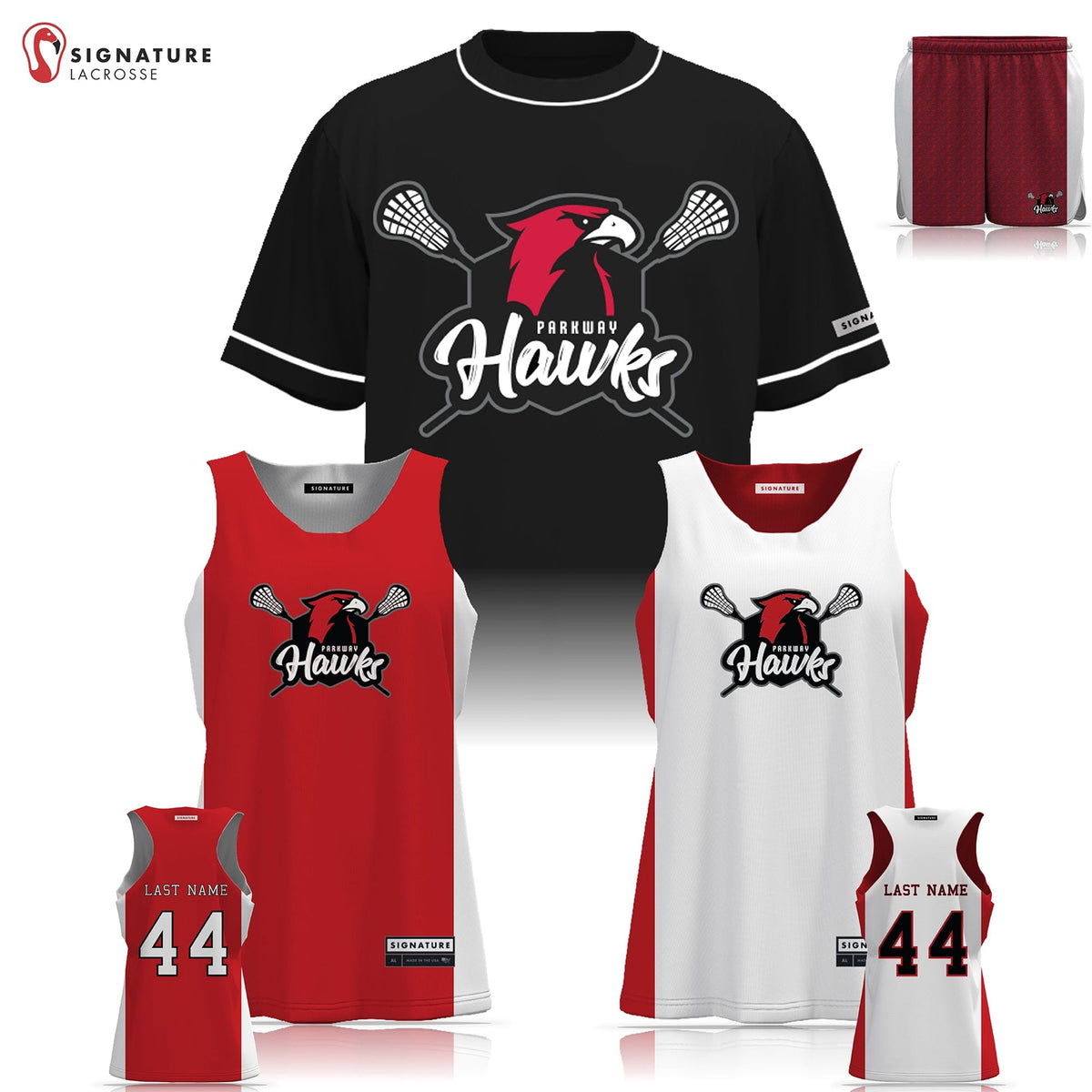 Parkway Youth Lacrosse Women's 3 Piece Game Package: 1st - 2nd Signature Lacrosse