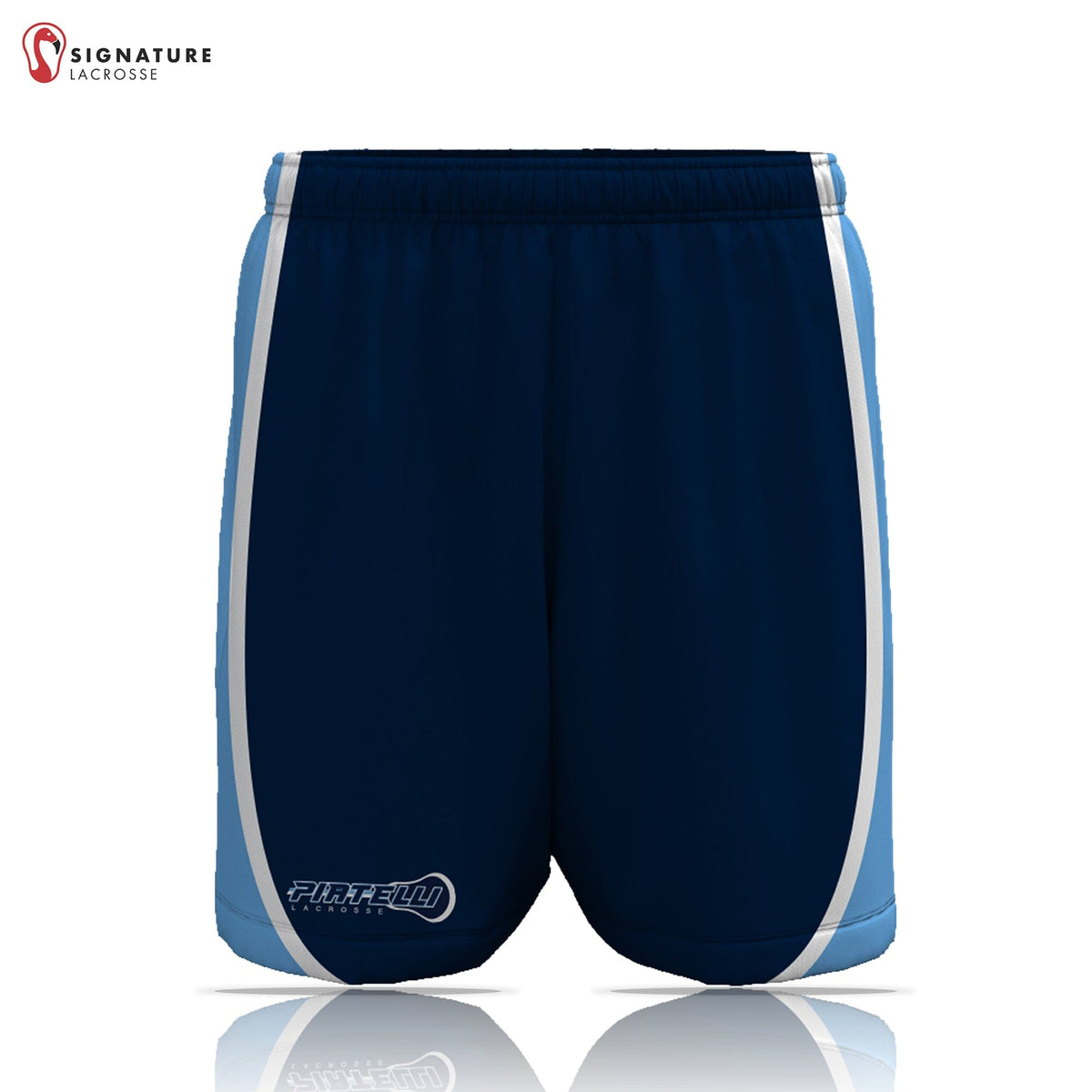 Piatelli Lacrosse Men's Pro Game Shorts-Red: Red 2025 Hart Signature Lacrosse