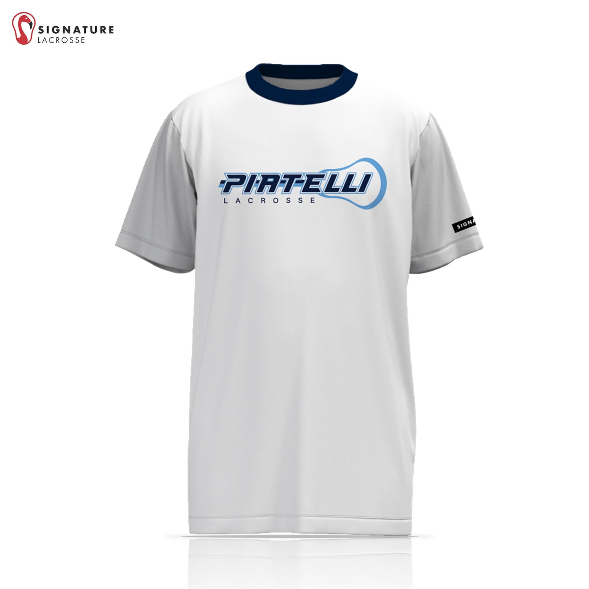 Piatelli Lacrosse Men's Pro Short Sleeve Shooting Shirt: Central 2029 Cross Signature Lacrosse