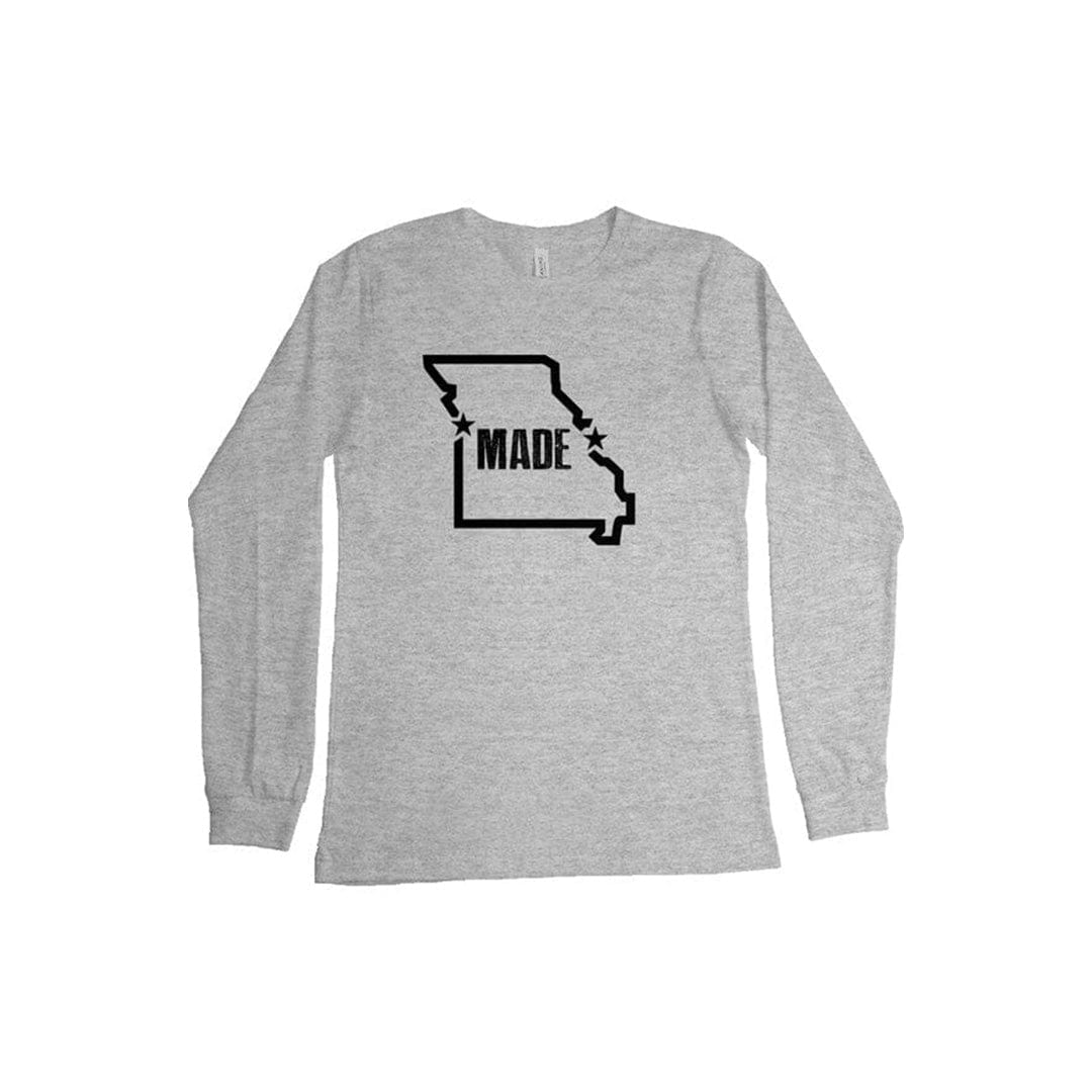 Project Missouri Lacrosse Adult Cotton Long Sleeve T-Shirt Signature Lacrosse
