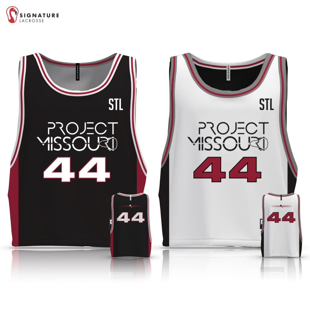 Project Missouri Lacrosse Men's Pro Reversible Game Pinnie: 2033 Signature Lacrosse