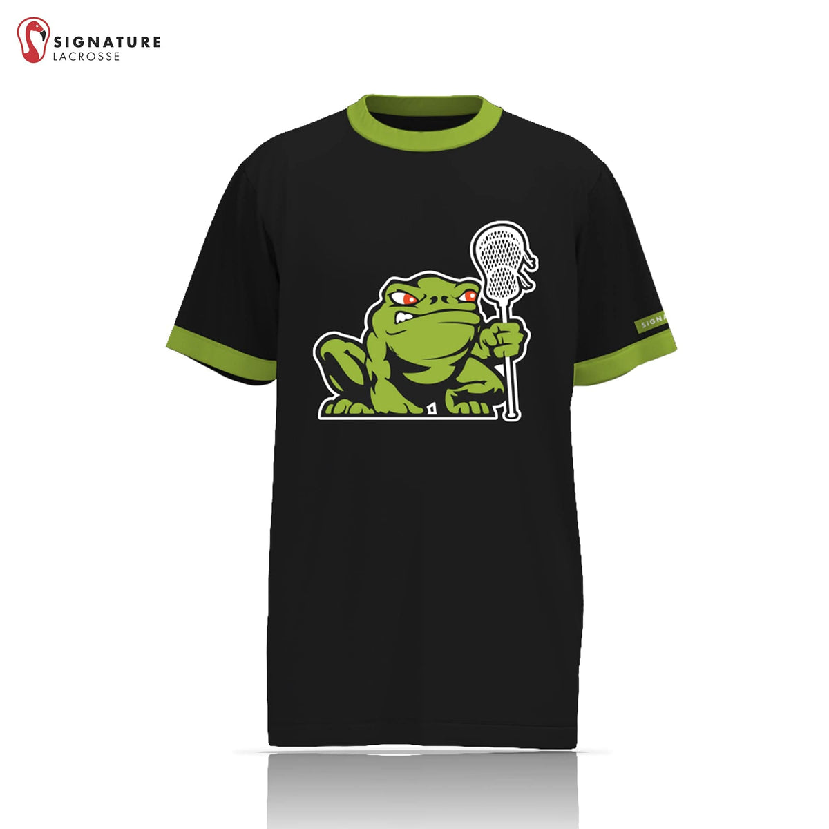 Quinebaug Valley Youth Lacrosse Player Short Sleeve Shooting Shirt: Quinebaug Signature Lacrosse