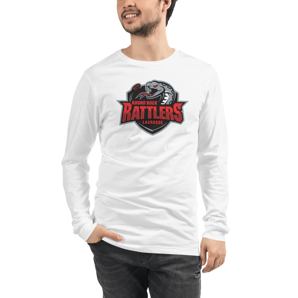 Round Rock Rattlers Lacrosse Adult Premium Long Sleeve T -Shirt Signature Lacrosse