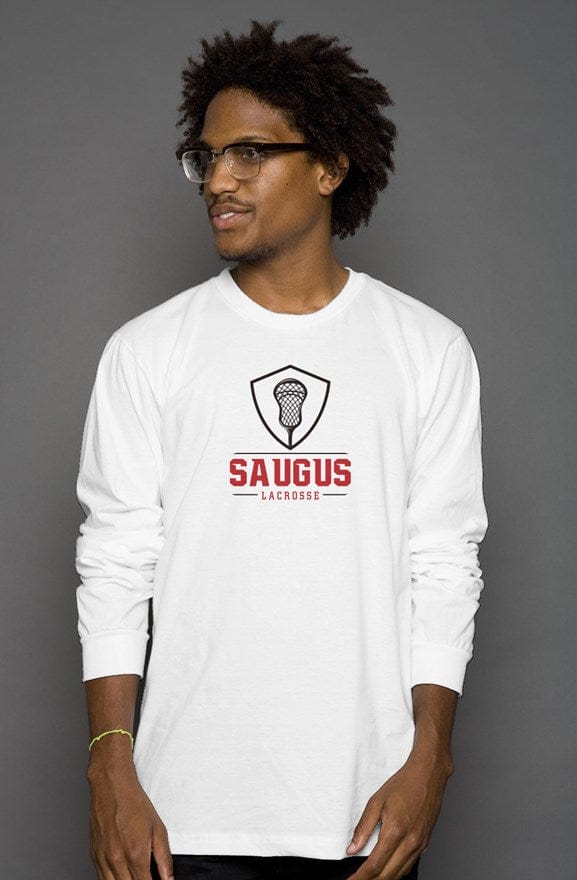 Saugus Youth Lacrosse Adult Long Sleeve T-Shirt Signature Lacrosse