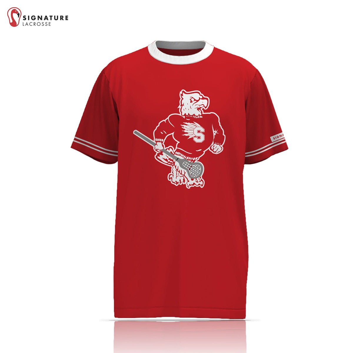 Smyrna Lacrosse Men's Player Red Short Sleeve Shooter Shirt: N/A Signature Lacrosse