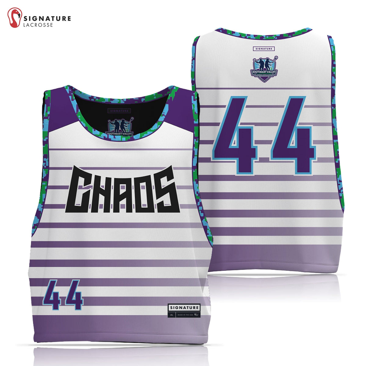 Southeast Valley Lacrosse Men's Player Reversible Game Pinnie Signature Lacrosse