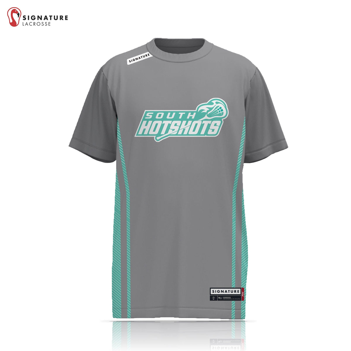 SouthHotshots Women's Pro Short Sleeve Shooting Shirt: South Hotshots Signature Lacrosse