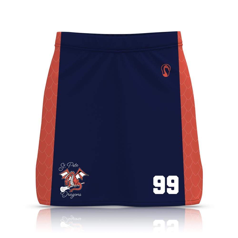St Petersburg Lacrosse Club Women's Performance Skirt - Basic 2.0:U8 Girls Signature Lacrosse