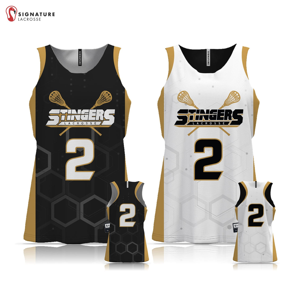 Stingers Lacrosse Women's Pro Game Reversible: U12 Signature Lacrosse