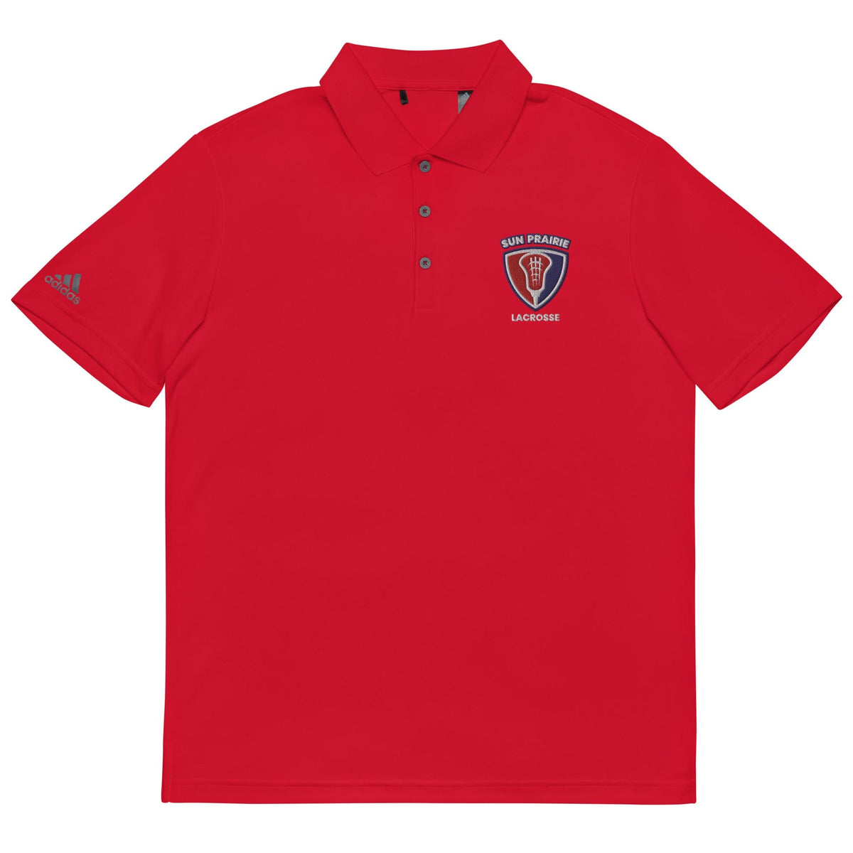 Sun Prairie Youth Lacrosse Adult Adidas Performance Polo Signature Lacrosse