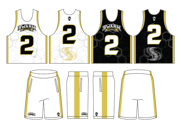 Swarm Lacrosse Men's 3 Piece Pro Game Package:Swarm Lightening Signature Lacrosse