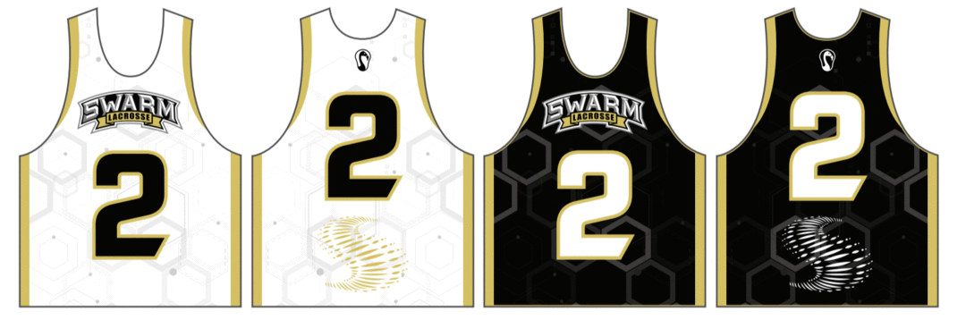 Swarm Lacrosse Men's Pro Game Reversible:Swarm Seniors Signature Lacrosse