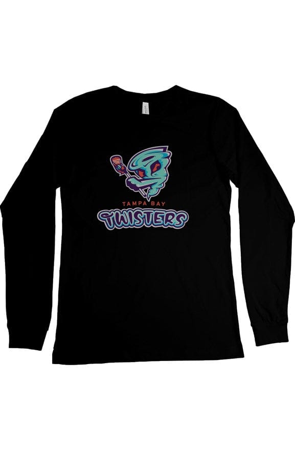 Tampa Bay Twisters Adult Cotton Long Sleeve T-Shirt Signature Lacrosse