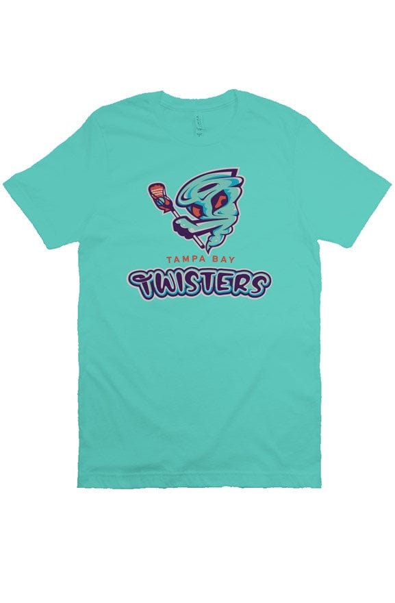 Tampa Bay Twisters Adult Cotton Short Sleeve T-Shirt Signature Lacrosse