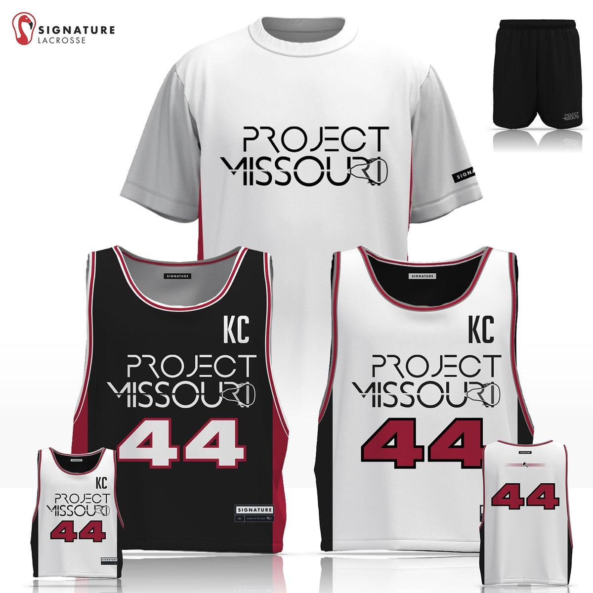 Team KC Lacrosse Men's 3 Piece Player Game Package: 2030 Signature Lacrosse