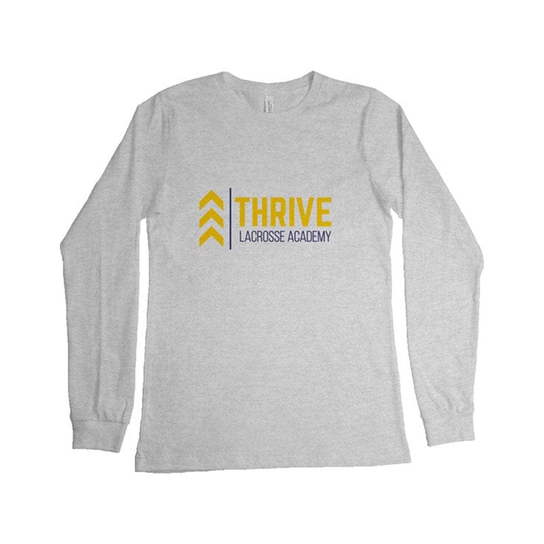 Thrive Lacrosse Adult Cotton Long Sleeve T-Shirt Signature Lacrosse