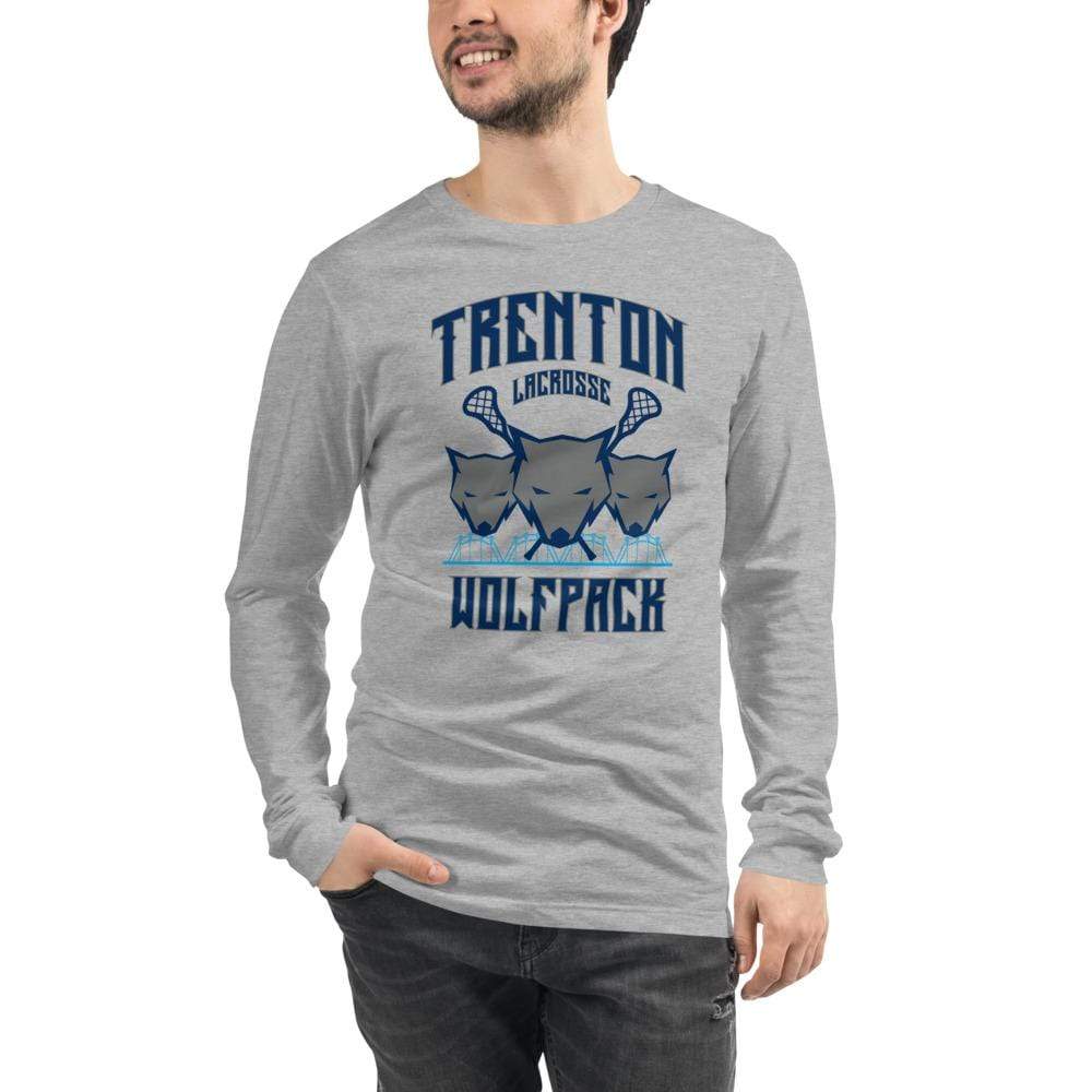 Trenton Lacrosse Wolfpack Adult Premium Long Sleeve T -Shirt Signature Lacrosse