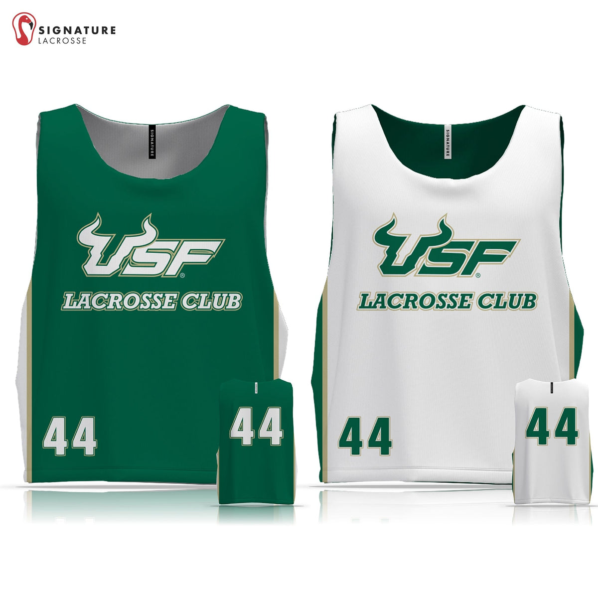 USF Lacrosse Men's Reversible Game Pinnie: N/A Signature Lacrosse