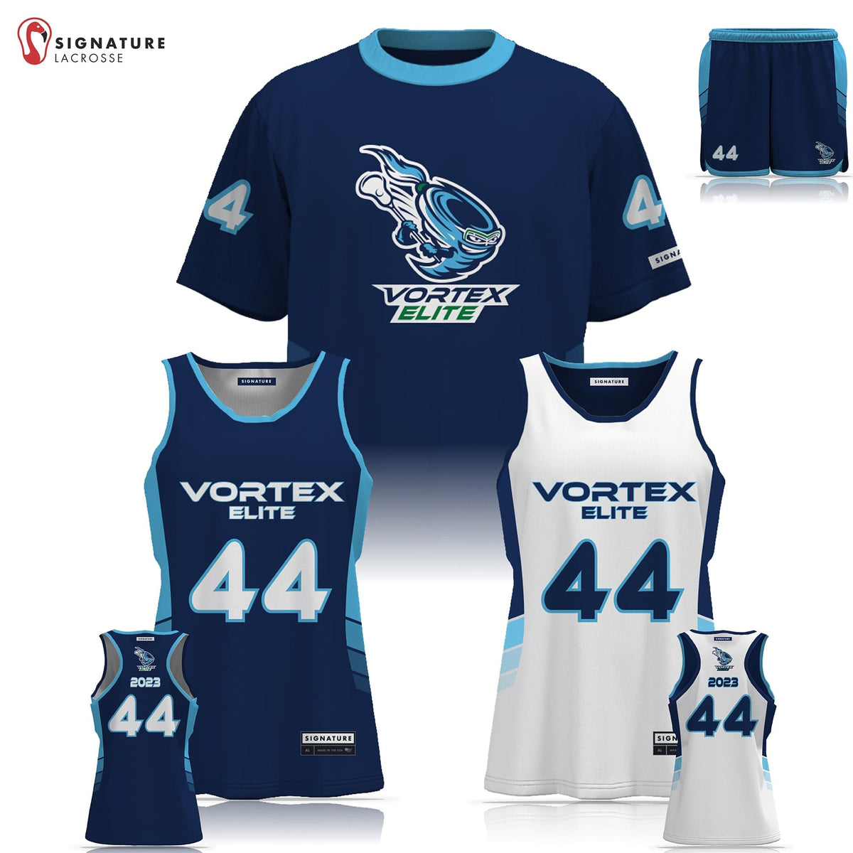 Vortex Elite Lacrosse Women's 3 Piece Player Game Package: 2028 Signature Lacrosse