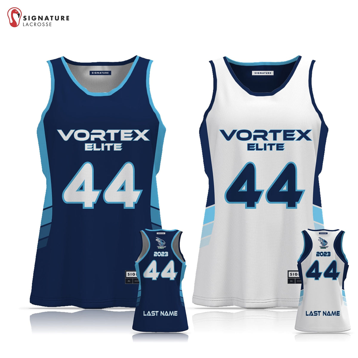 Vortex Elite Lacrosse Women's Player Reversible Game Pinnie: 2030/31 Signature Lacrosse