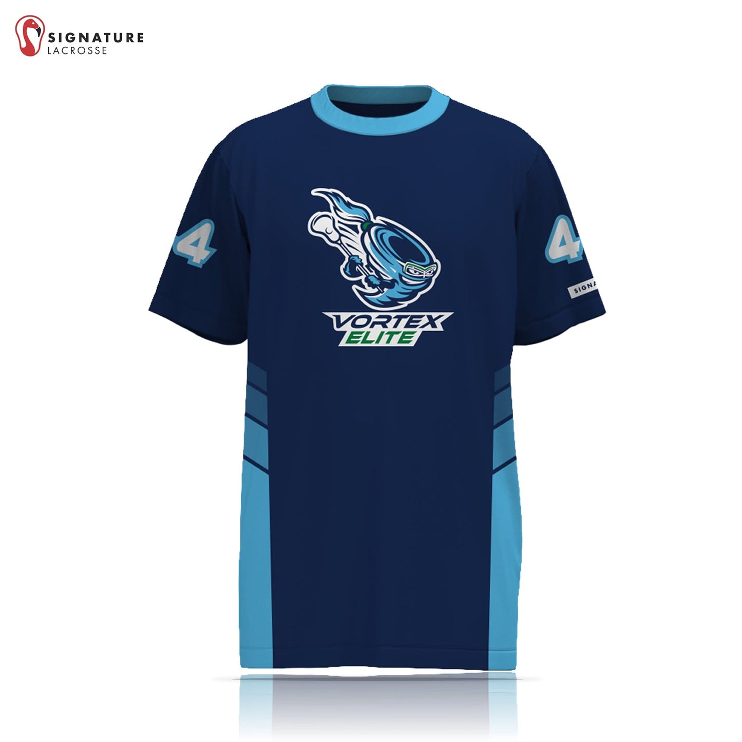 Vortex Elite Lacrosse Women's Player Short Sleeve Shooter Shirt: 2026 Signature Lacrosse