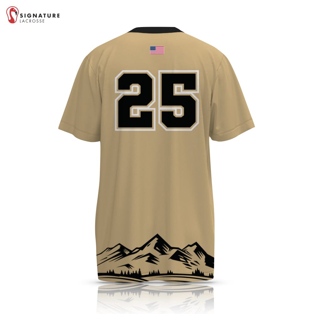 West Billings Bandits Signature Men's Elite Lacrosse 4 Piece Set (2 Short Sleeve HS/NCAA Jersey, shorts, shirt):High School Signature Lacrosse