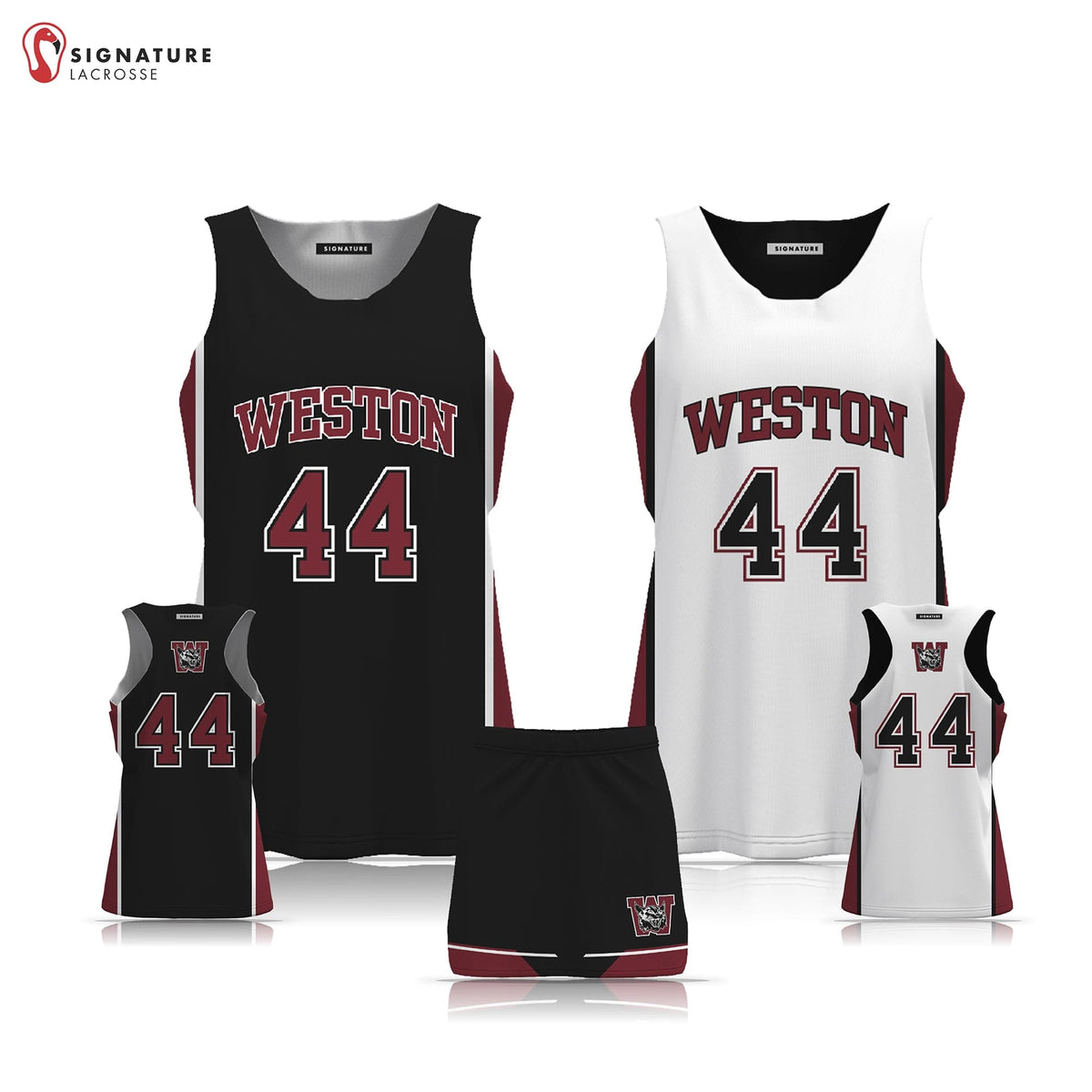 Weston Youth Lacrosse Women's 2 Piece Player Game Package: Grade 1-2 Signature Lacrosse
