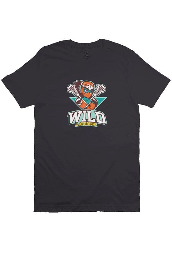 Wild Lacrosse Adult Cotton Short Sleeve T-Shirt Signature Lacrosse
