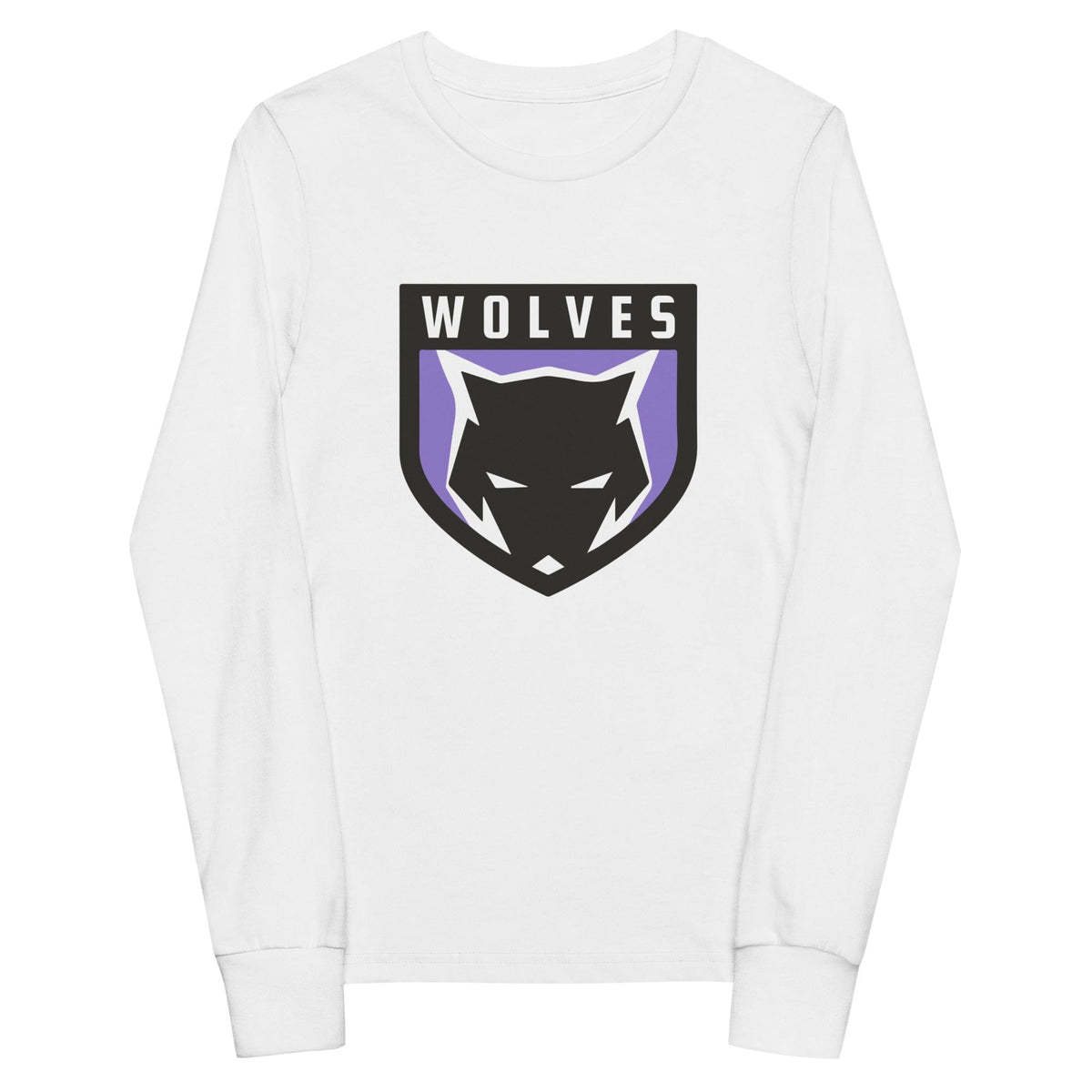 Wolves Lacrosse Club Youth Cotton Long Sleeve T-Shirt Signature Lacrosse