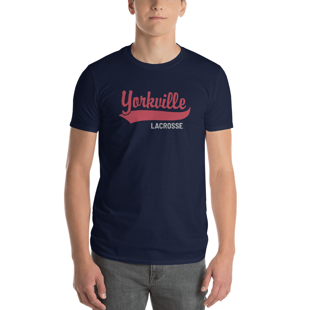Yorkville Lacrosse Adult Premium Short Sleeve T -Shirt Signature Lacrosse