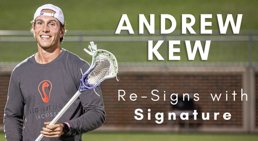 Andrew Kew Re-Signs with Signature!
