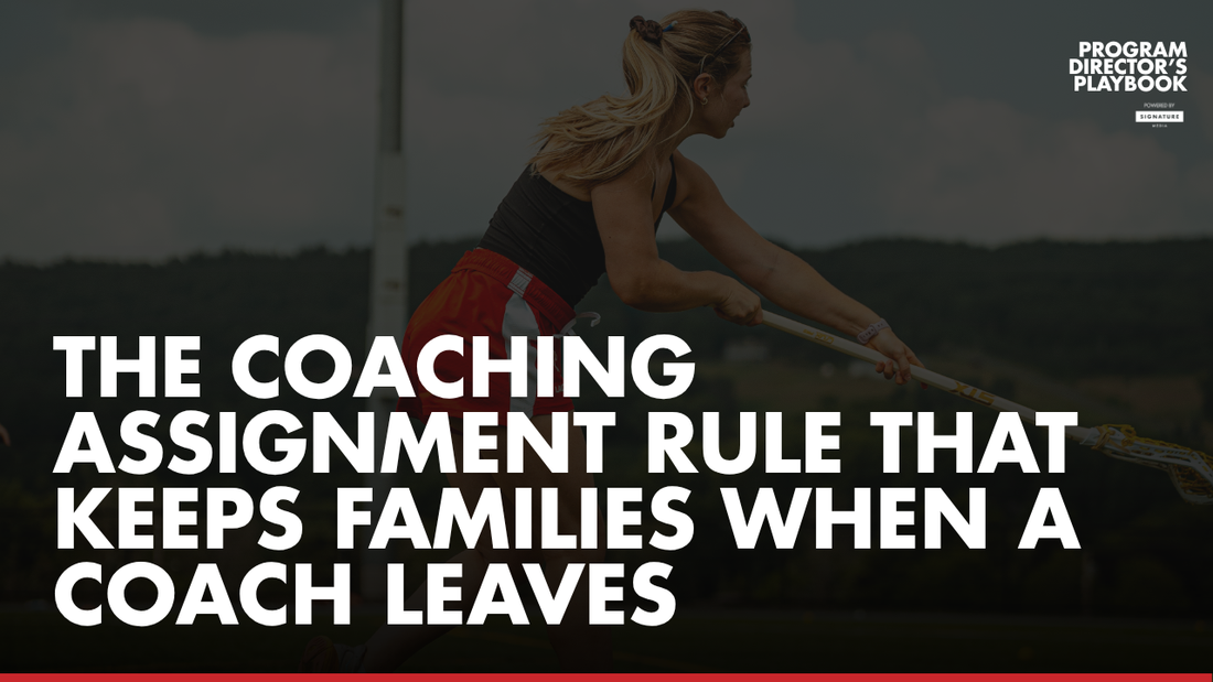The Coaching Assignment Rule That Keeps Families When a Coach Leaves