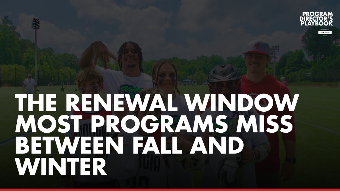 The Renewal Window Most Programs Miss Between Fall and Winter