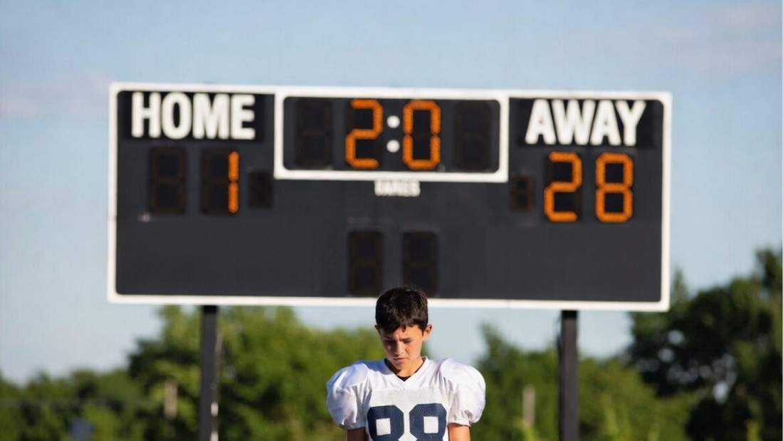 When the Scoreboard Becomes Your Kid's Only Mirror
