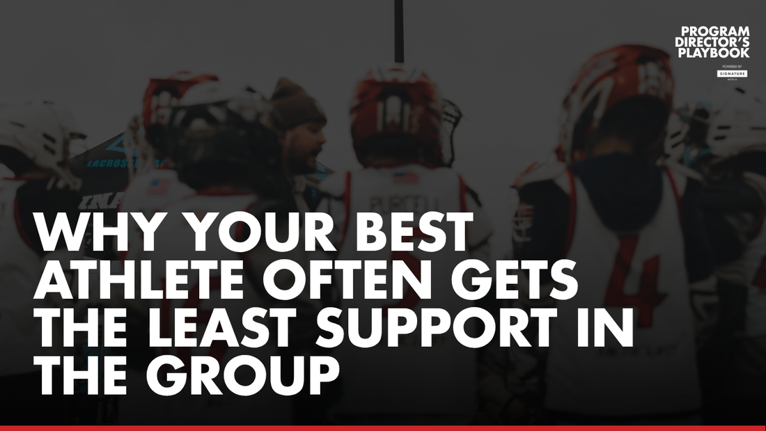 Why Your Best Athlete Often Gets the Least Support in the Group