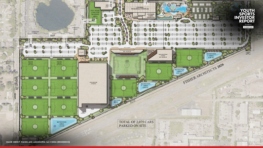 IMAGE CREDIT: FISHER AND ASSOCIATES, LLC ©2026, developer's proposed site plan