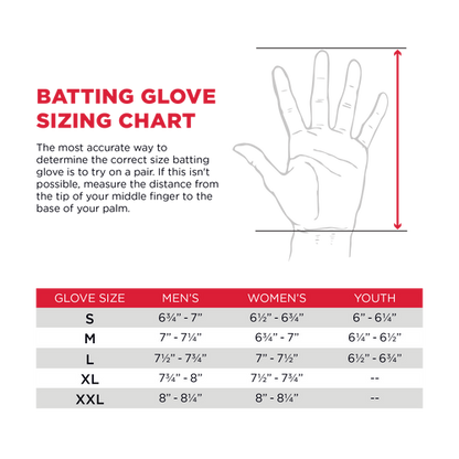Marucci Crux Youth Batting Gloves MBGCRXY