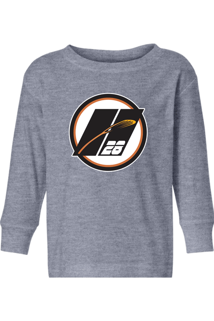 28 Lacrosse Toddler Long Sleeve T-Shirt Signature Lacrosse