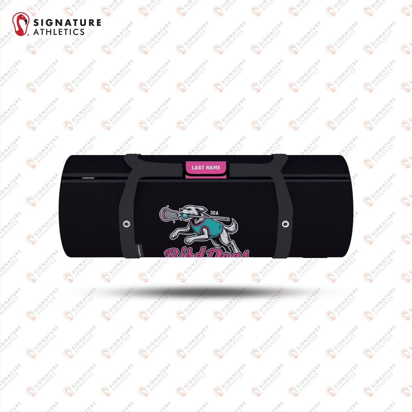 30A Birddogs Lacrosse Customizable Large Equipment Duffel Bag Signature Lacrosse