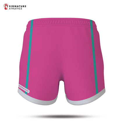 30A Birddogs Lacrosse Women's Pink Game Shorts Signature Lacrosse