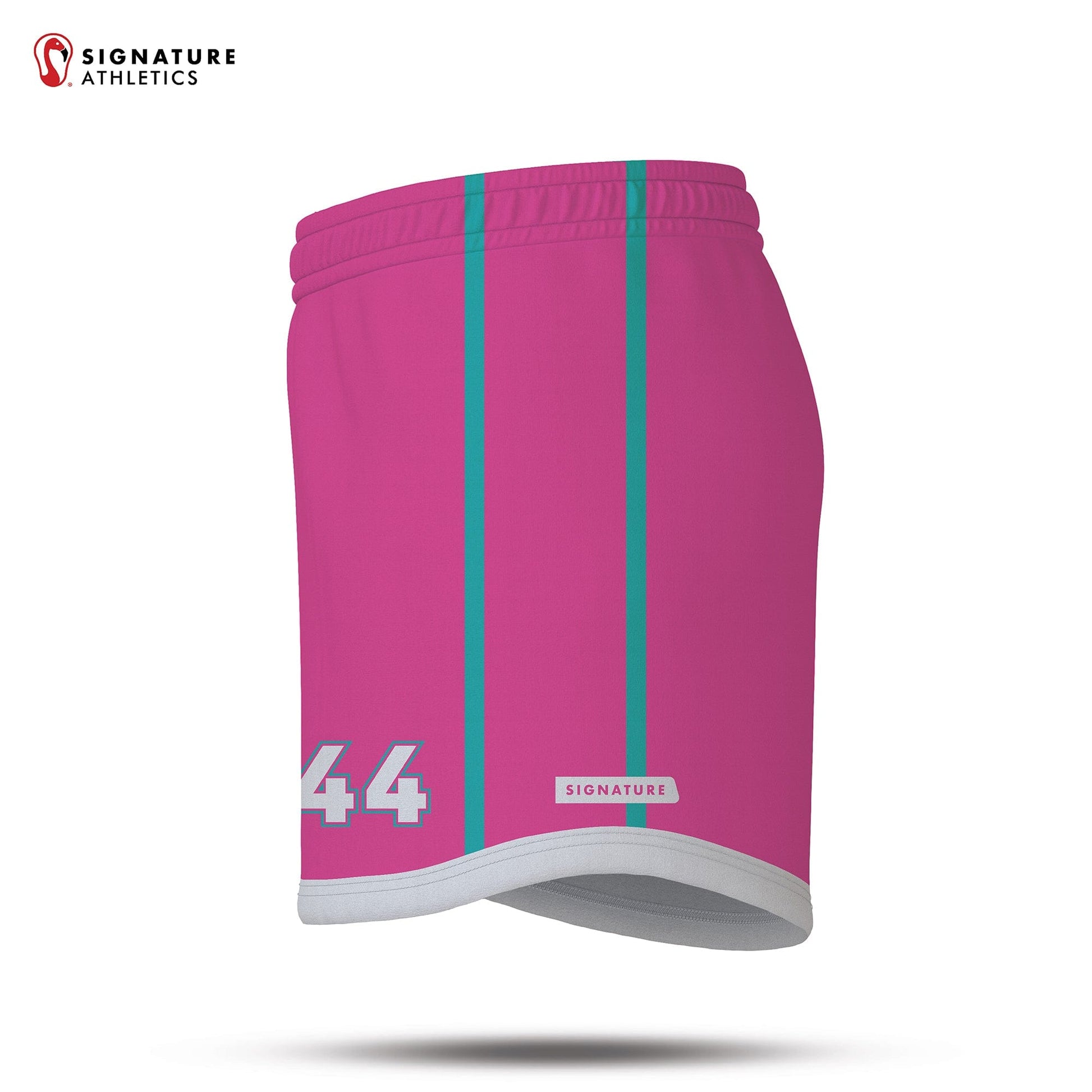 30A Birddogs Lacrosse Women's Pink Game Shorts Signature Lacrosse
