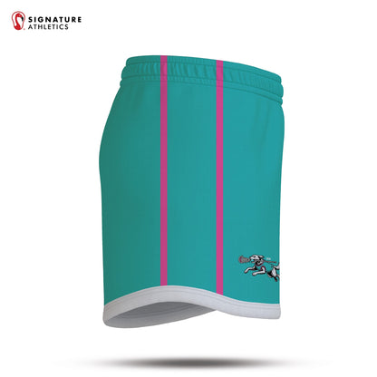 30A Birddogs Lacrosse Women's Teal Game Shorts Signature Lacrosse