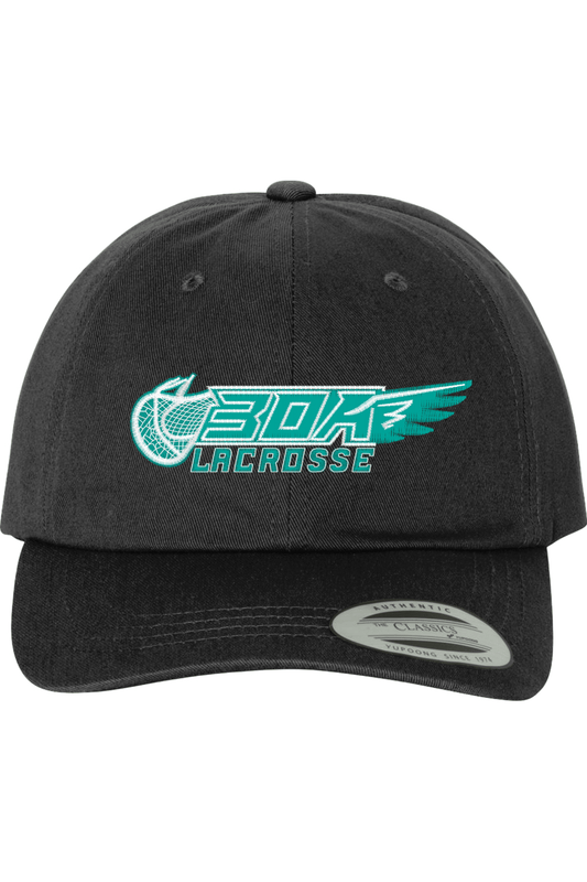 30A Lacrosse Embroidered Dad Hat Signature Lacrosse
