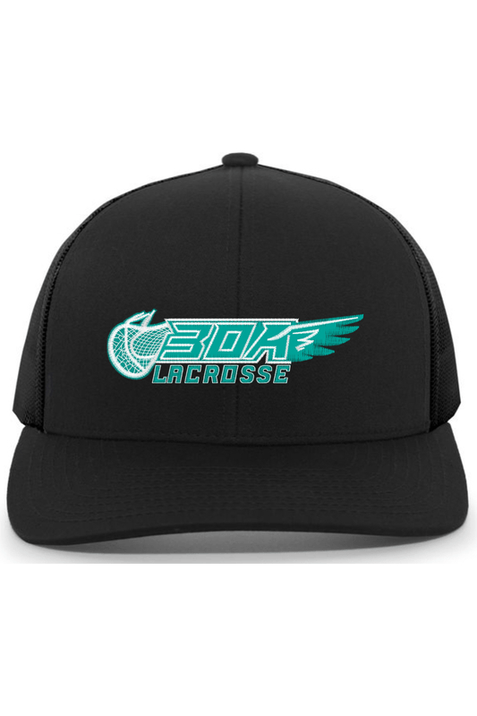 30A Lacrosse Embroidered Trucker Hat Signature Lacrosse